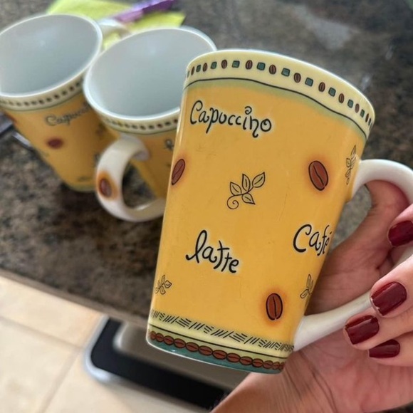 Set of 4 Coffee Mugs - Picture 4 of 6